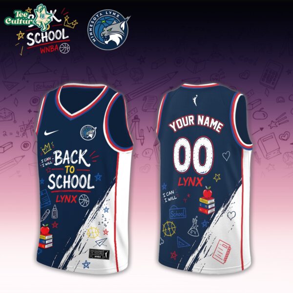 Minnesota Lynx WNBA Back To School 2026 Limited Edition Black Jersey