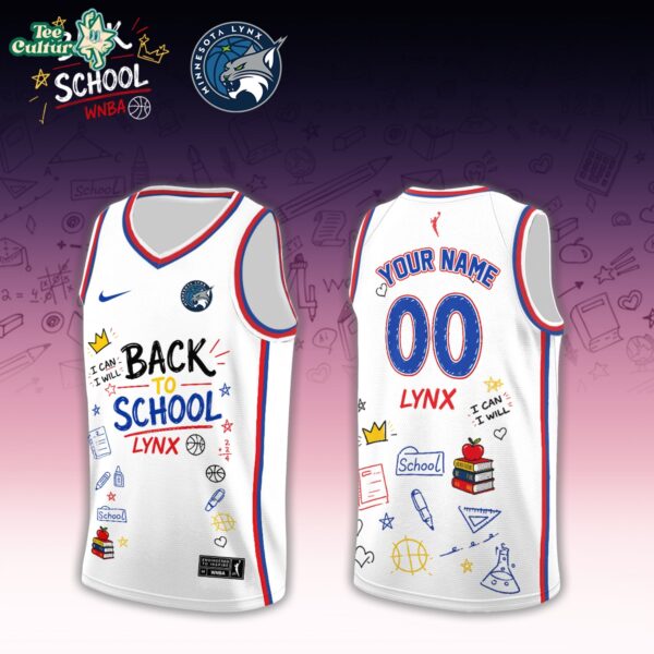 Minnesota Lynx WNBA Back To School 2026 Limited Edition White Jersey