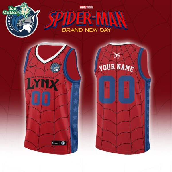 Minnesota Lynx X Spider-Man Brand New Day 2026 Limited Edition Basketball Jersey