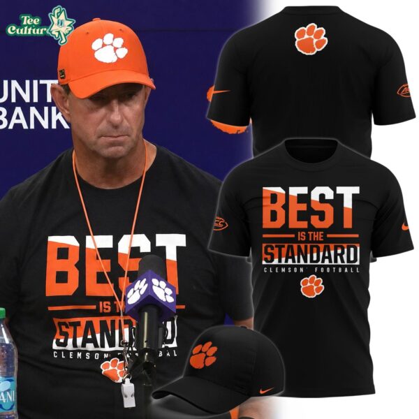 Official Clemson Tigers Football Best Is The Standard Graphic T-Shirt - Clemson Tigers Fan Tee