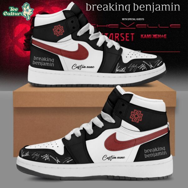 Personalized Breaking Benjamin American Tour 2026 Custom Air Jordan 1