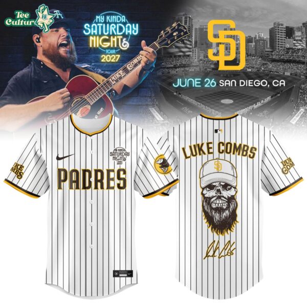 San Diego Padres x My Kinda Saturday Night Tour 2027 Jersey Edition