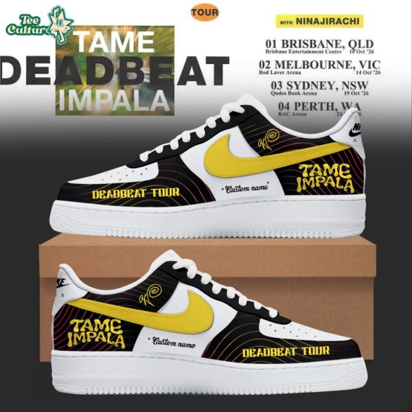 Tame Impala Deadbeat Tour Nike Air Force 1 Limited Edition Ver2