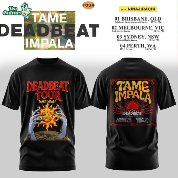 Tame Impala Deadbeat Tour T-Shirt Limited Edition