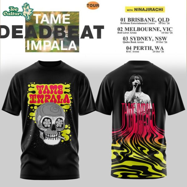 Tame Impala Deadbeat Tour T-Shirt Limited Edition Ver2