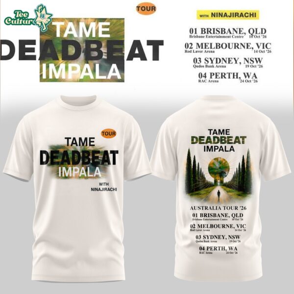 Tame Impala Deadbeat Tour T-Shirt Limited Edition Ver3