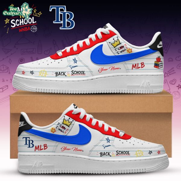 Tampa Bay Rays MLB Team x Back To School Nike Air Force 1 Low Custom 2026