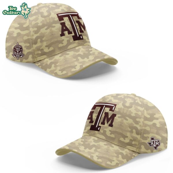 Texas AM Aggies Desert Camo Football Hoodie by Teesculture.com