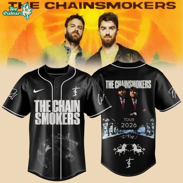 The Chainsmokers Tour 2026 Baseball Jersey Limited Edition