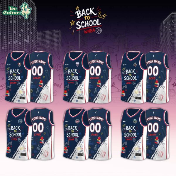WNBA All Teams Back To School 2026 Limited Edition Black Jersey