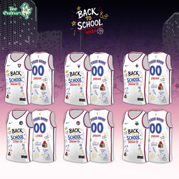 WNBA All Teams Back To School 2026 Limited Edition White Jersey