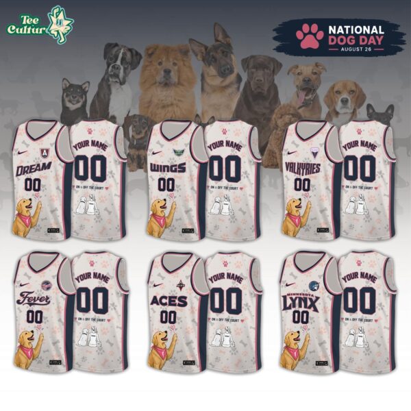 WNBA All Teams x National Dog Day 2026 Limited Edition Jersey